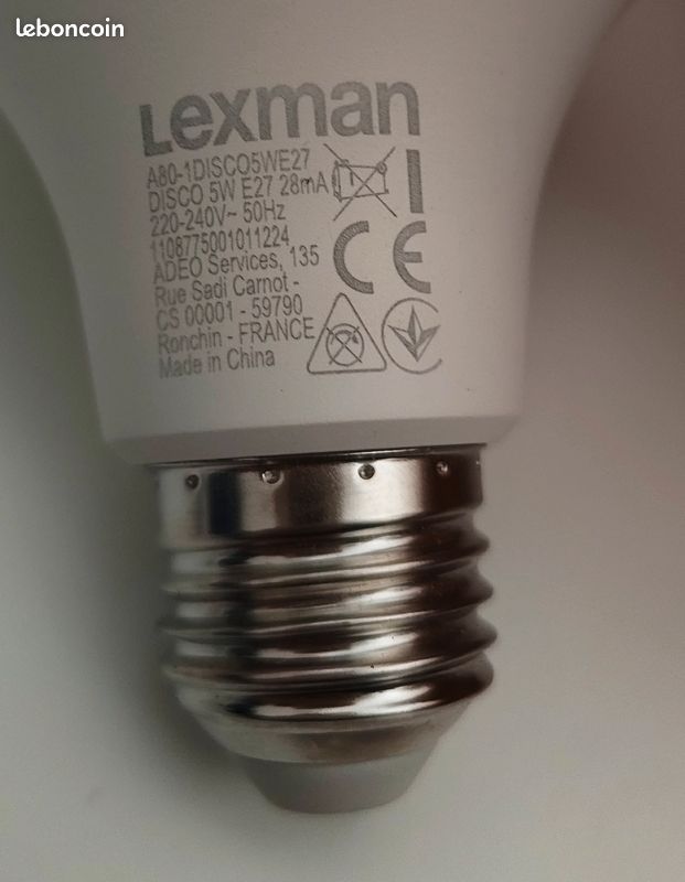 Lampe d'ambiance LED tournante disco (image 4)
