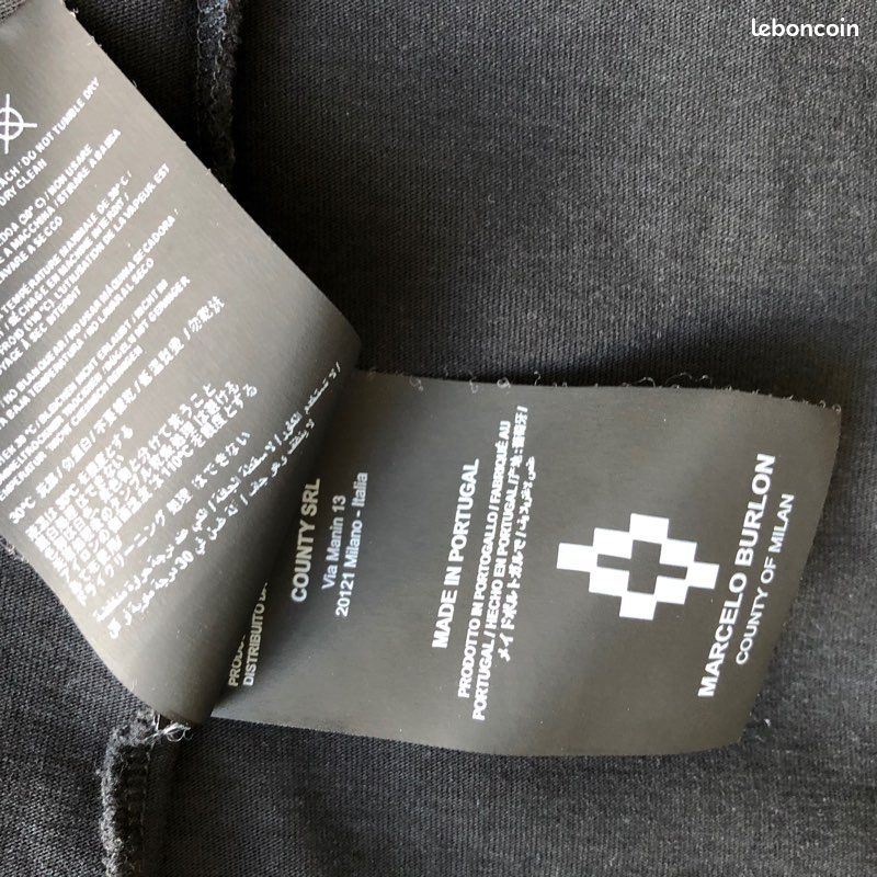 Tshirt ML Marcelo BURLON - Taille L (image 3)