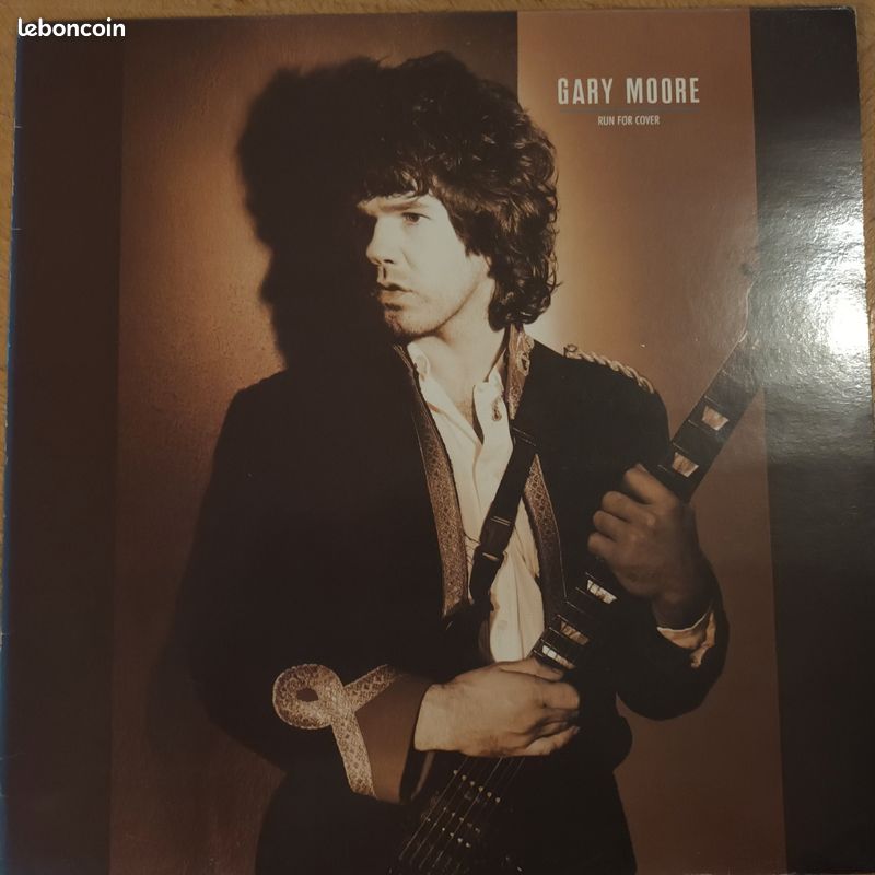 Vinyle 1985 pressage français. Gary Moore Run for Cover. Virgin-10 records (image 1)