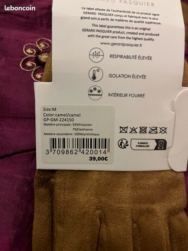Gant femme taille unique (image 4)
