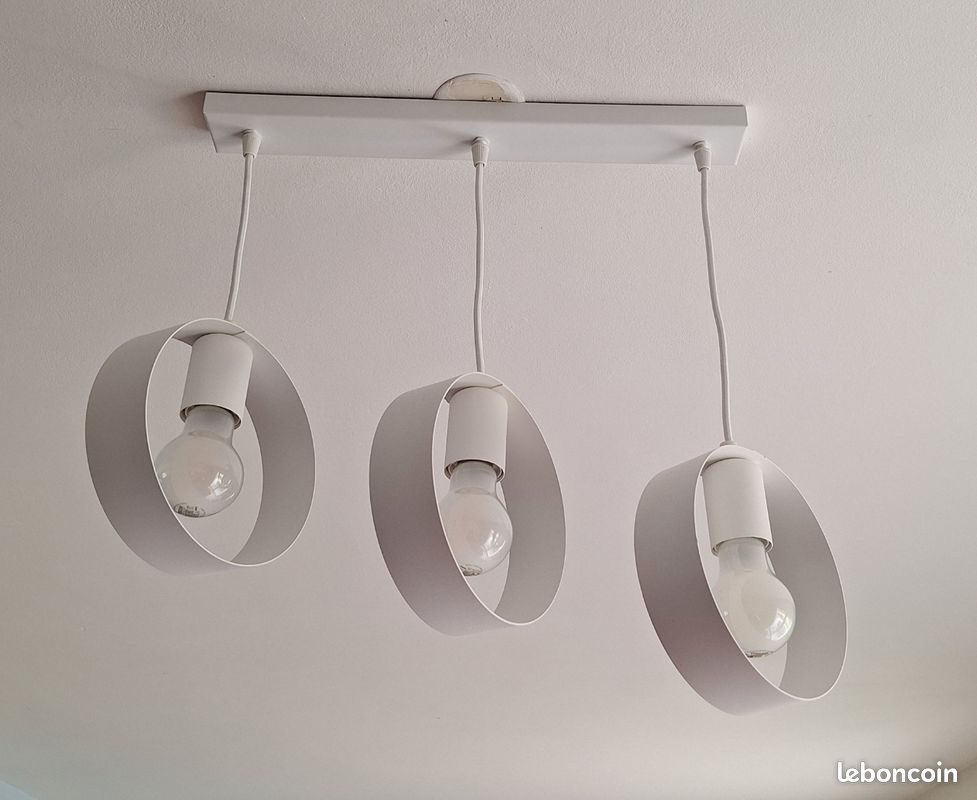 Luminaire blanc - Sollux TITRAN 3 - Neuf (image 3)