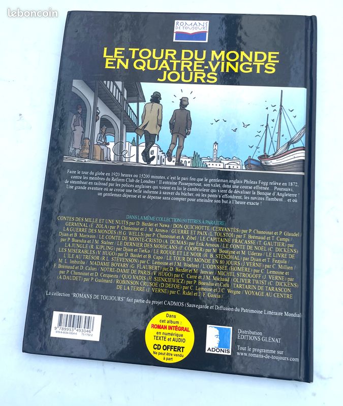 BD "Le tour du monde en 80 jours" avec CD (image 2)