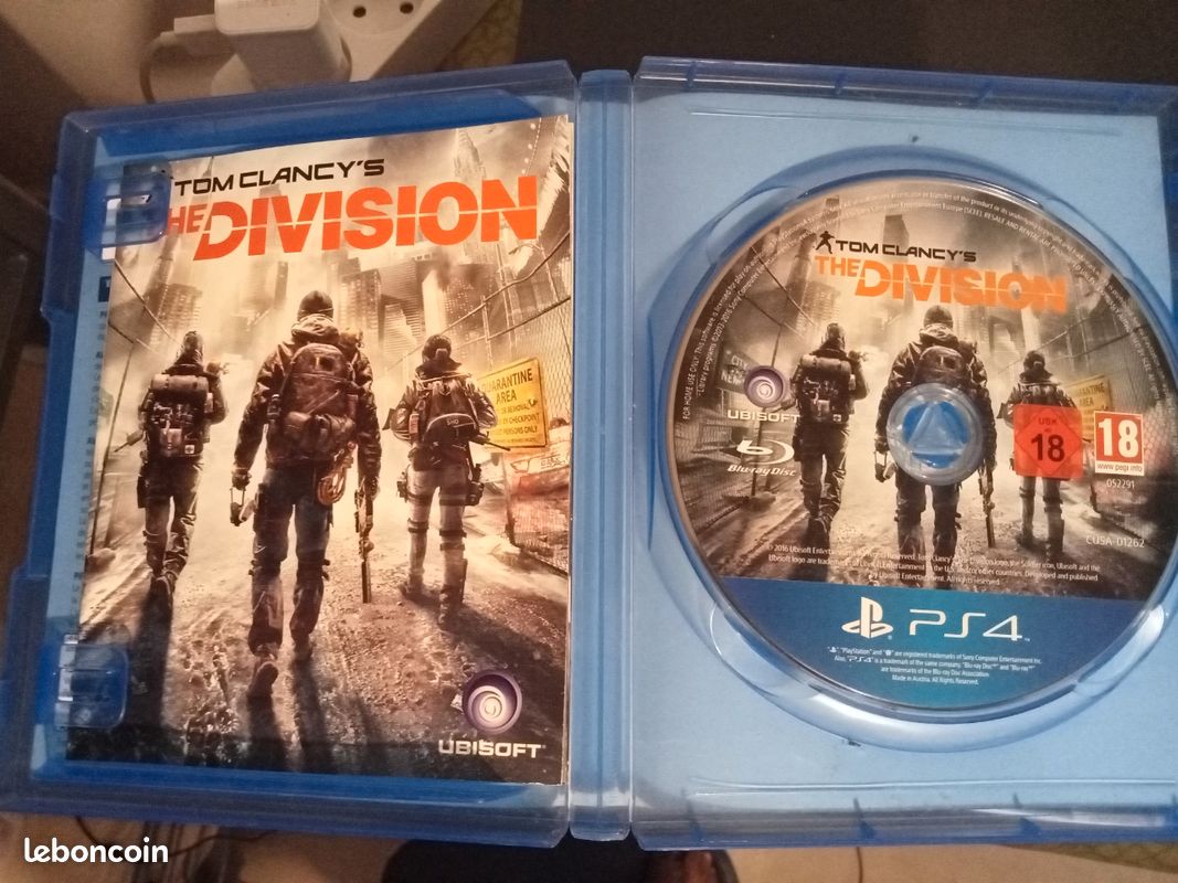 Lot de jeux PS4 – The Division, Watch Dogs 2, FIFA 20, DBZ Kakarot, etc (image 2)
