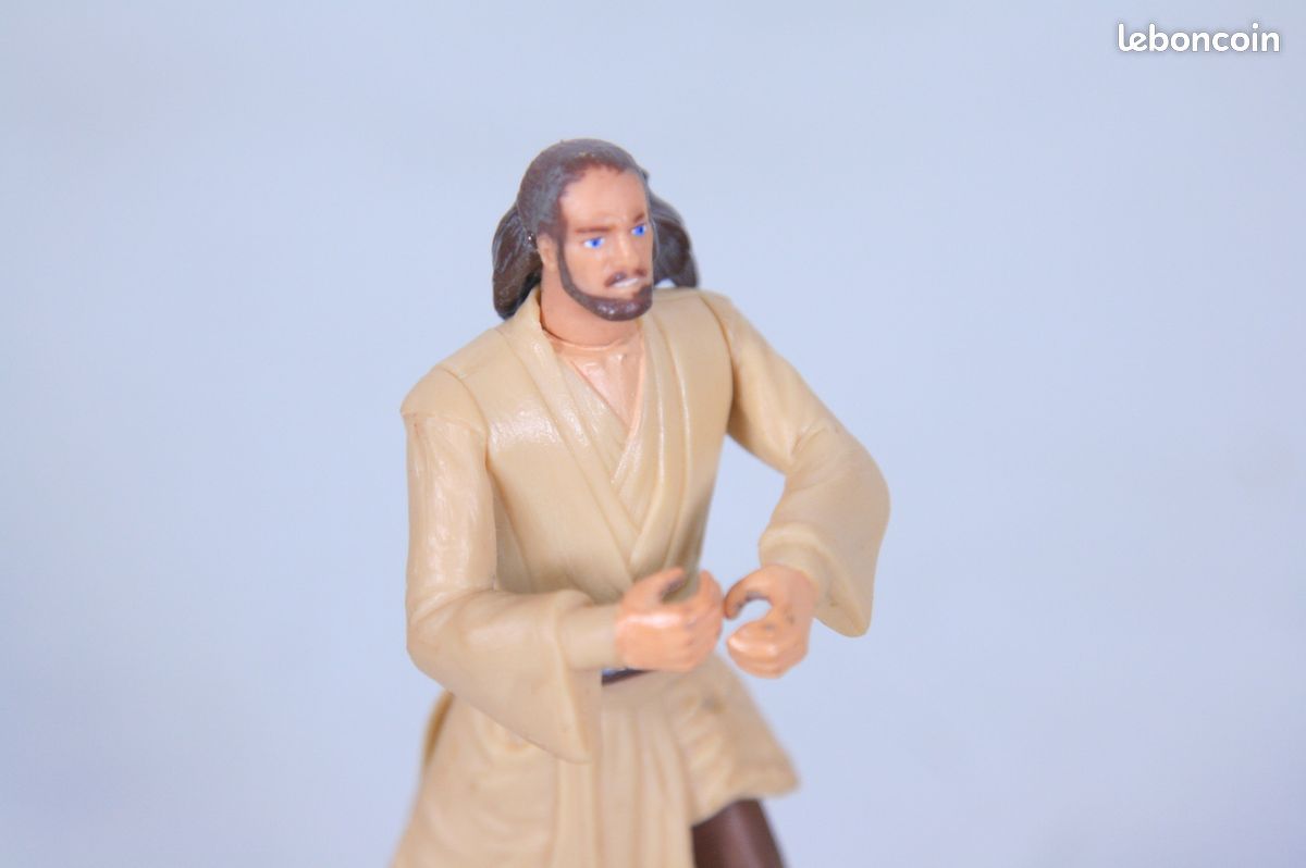 STAR WARS Figurine Hasbro 1998 La Menace Fantome Qui-Gon Jinn Liam Neeson (image 2)