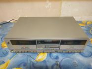 Platine K7 Double TECHNICS RS-M222 – Vintage, Métal Gris, Fonctionnelle