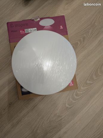 Plafonnier LED Intégré MOON INSPIRE 1200 Lumens - Blanc Chaud - Design Moderne - IP20