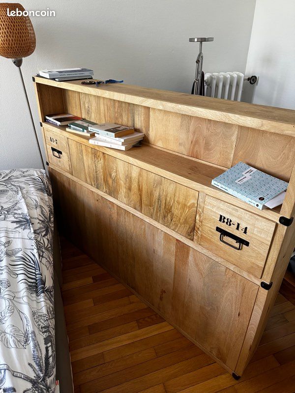 Tête de lit en bois (image 2)