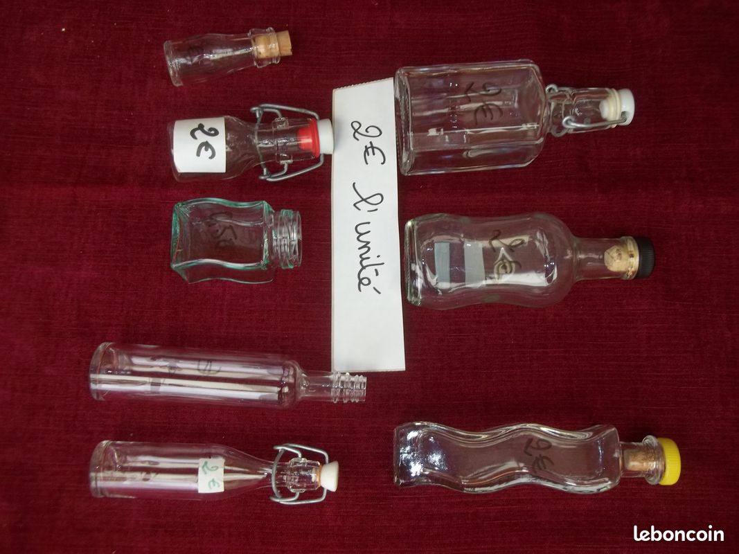 1 euro 50 centimes l'unité petite bouteille fermeture mécanique (image 2)
