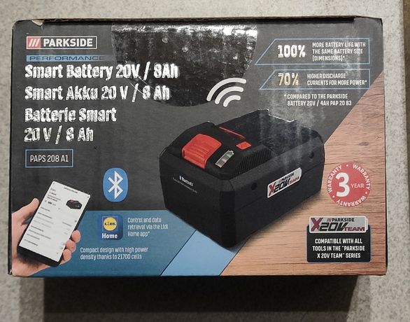 PARKSIDE® Batterie 20 V, 4 Ah » PAP 20 B3 affichage du niveau de