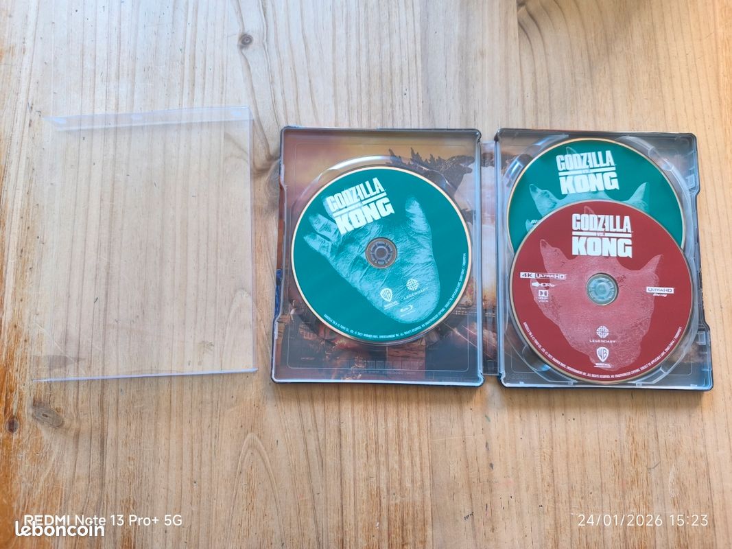 Steelbook blu-ray 4k Ultra HD Godzilla contre Kong (image 3)