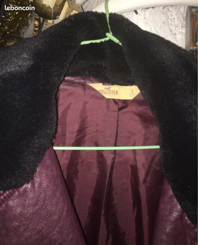Veste similicuir Hollister (image 2)