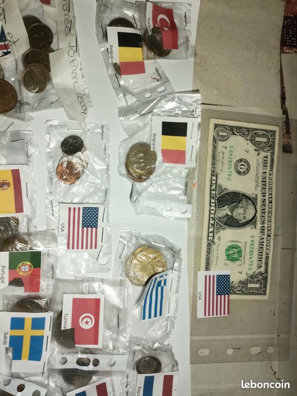 Lots de pièces et de billets (image 9)