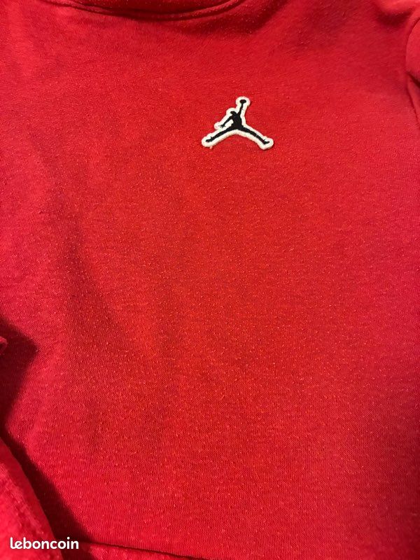 Ensemble jogging Jordan rouge (image 6)