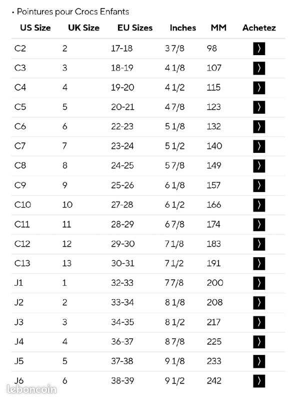 Crocs bleu foncé 28 (10C11) Chaussures