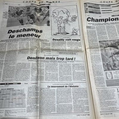 20 ans déjà ! C'était le 12 juillet 1998, la France était en finale de la coupe du monde de football et remportait sa 1ère étoile, en battant le Brésil 3-0