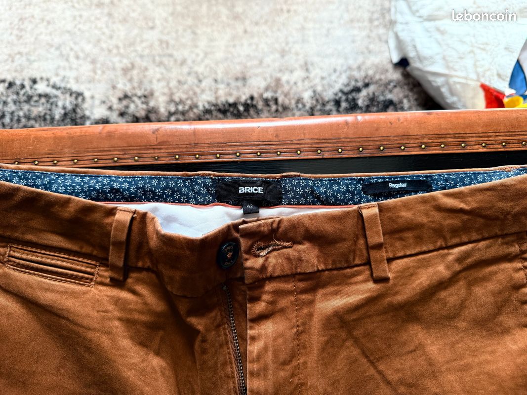 Pantalon homme Brice Regular 42 demie saison neuf Vêtements