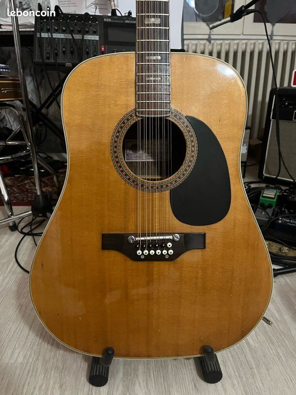 Epiphone FT-165 (12 cordes) – 1973 – Vintage – Restaurée par luthier (image 2)