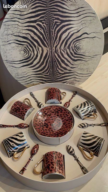 Coffret 6 tasses à café « MAISON DU MONDE » - NEUF (image 1)