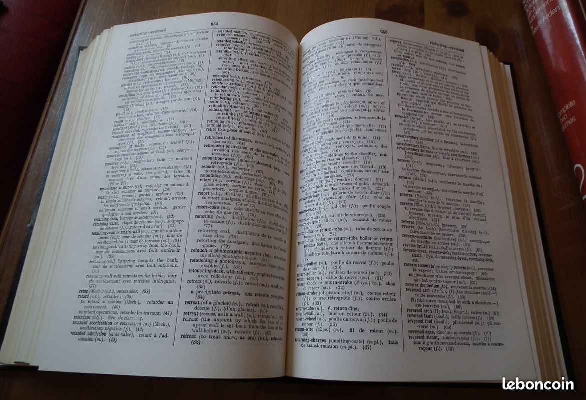 Dictionary of technical Terms and Phrases par J. O. Kettridge et Yves R. Arden. London. 1980. 2 volumes (image 18)