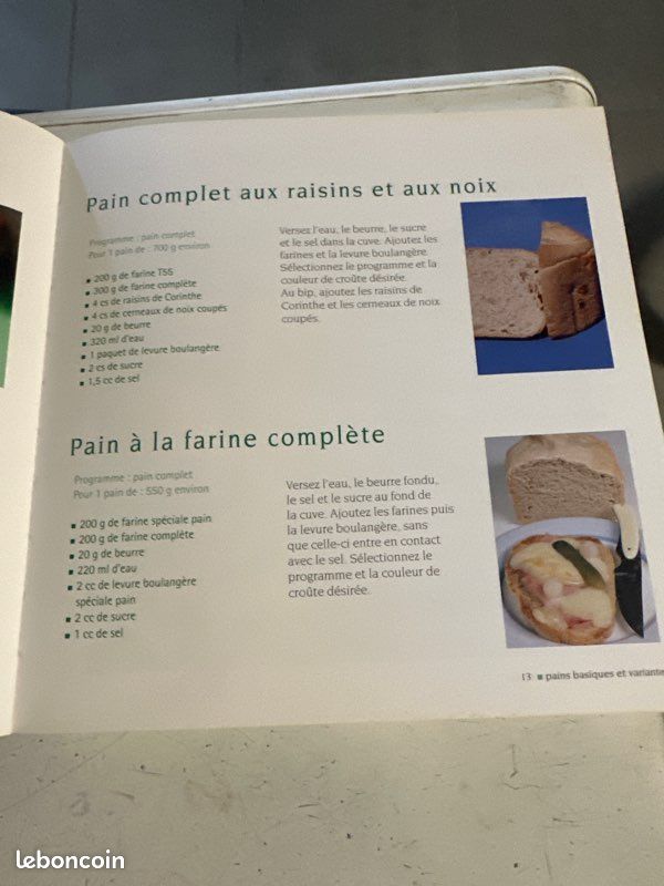 Machine à pain Livre 300 Recettes (image 6)