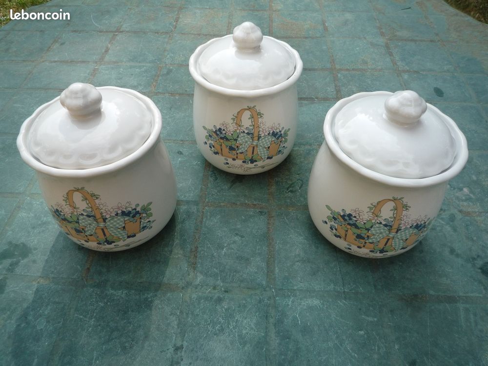 Ensemble de trois pots (image 1)