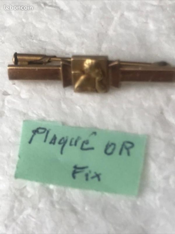 vintage 1950-1960 BIJOUX ancien BROCHE barrette de BAVOIR