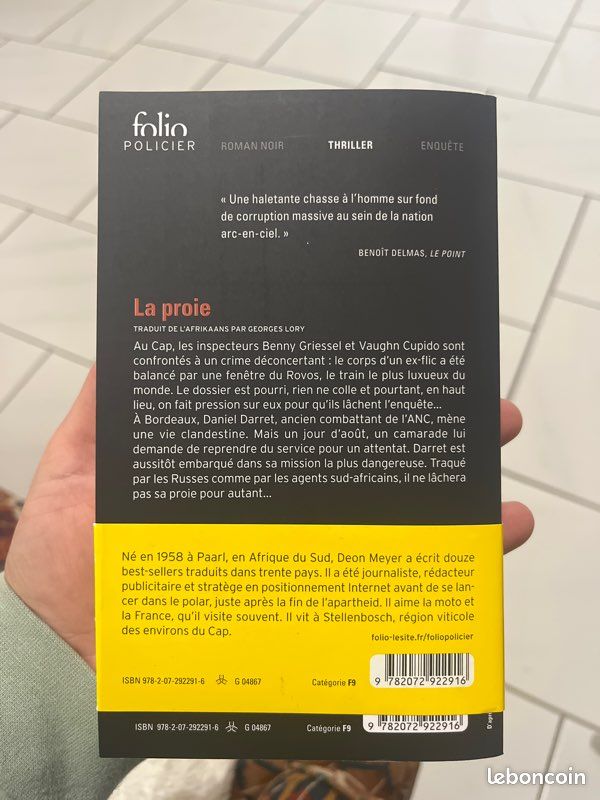 La proie - Deon Meyer (image 2)
