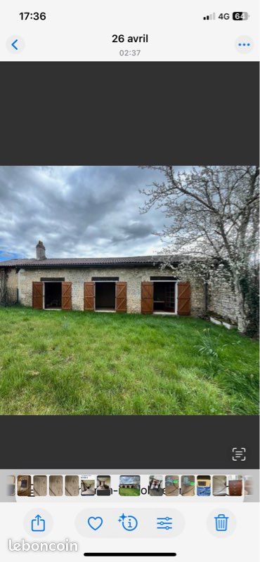 Maison 3 pièces 65 m² · à Dignac · 65 m² · 36 000 €