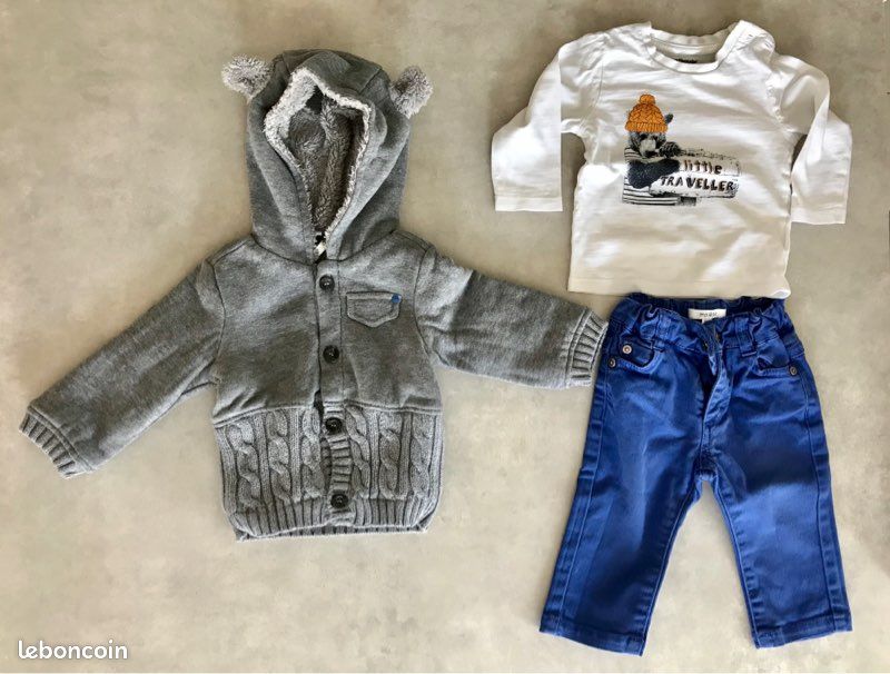 Lot vêtements bébé garçon 6 mois (image 3)