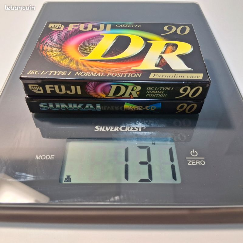 Cassette Audio Fuji DR - 60 Min, Type I, Neuve Sous Blister