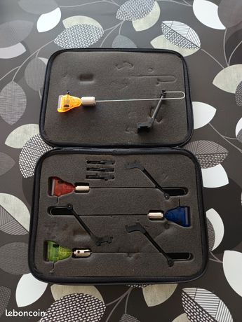 Lot De 4 Présentations Fox Micro Swinger - Pour La Pêche à La Carpe - Occasion Bon état
