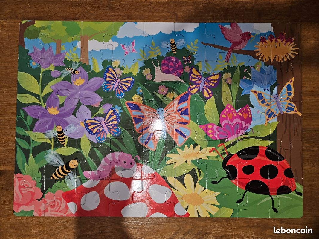 Puzzle printanier 45 pces (image 1)