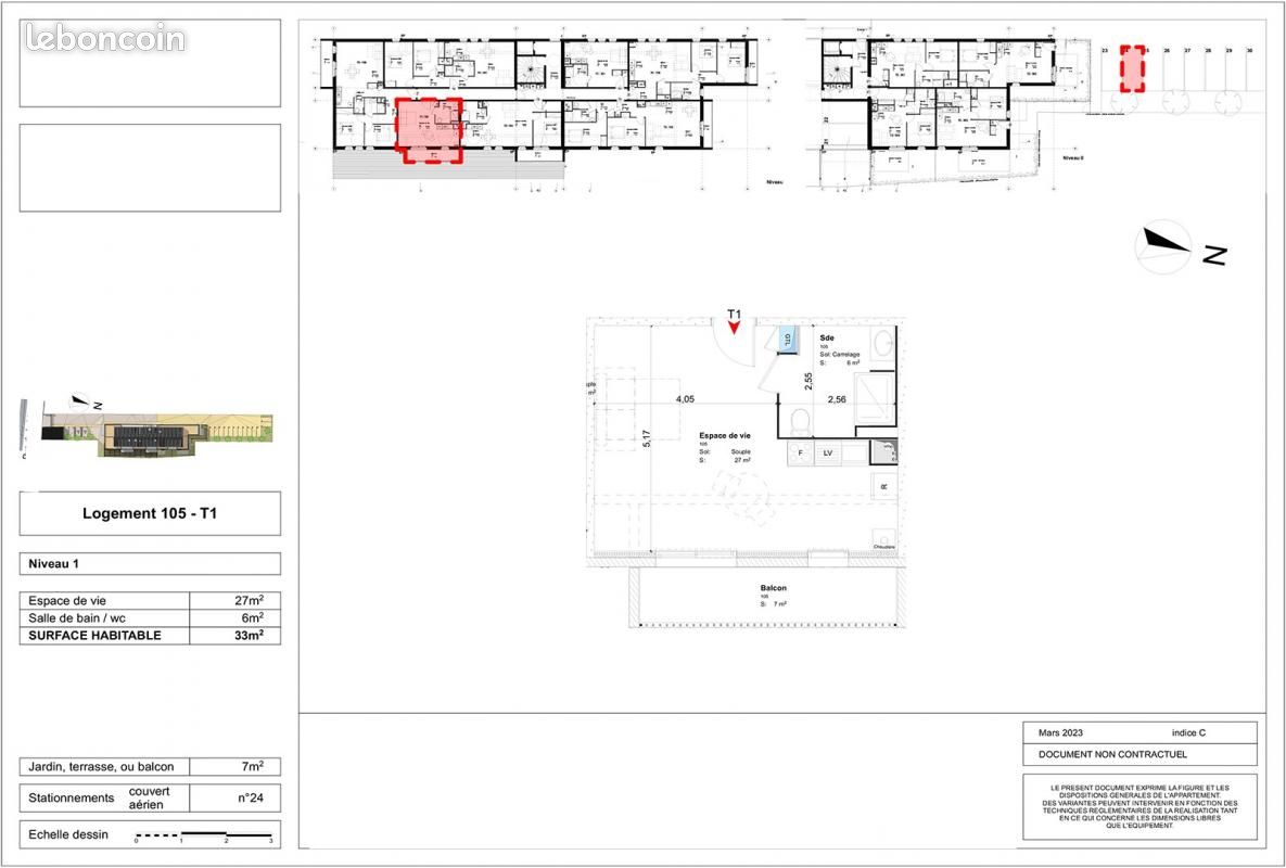 Appartement a louer saran - 1 pièce(s) - 33 m2 - Surfyn