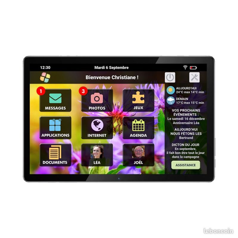 TABLETTE FACILOTAB TAB 60 CLASSIC - WIFI - 128 GO NEUVE SCELLE et SOUS EMBALLAGE I (image 5)