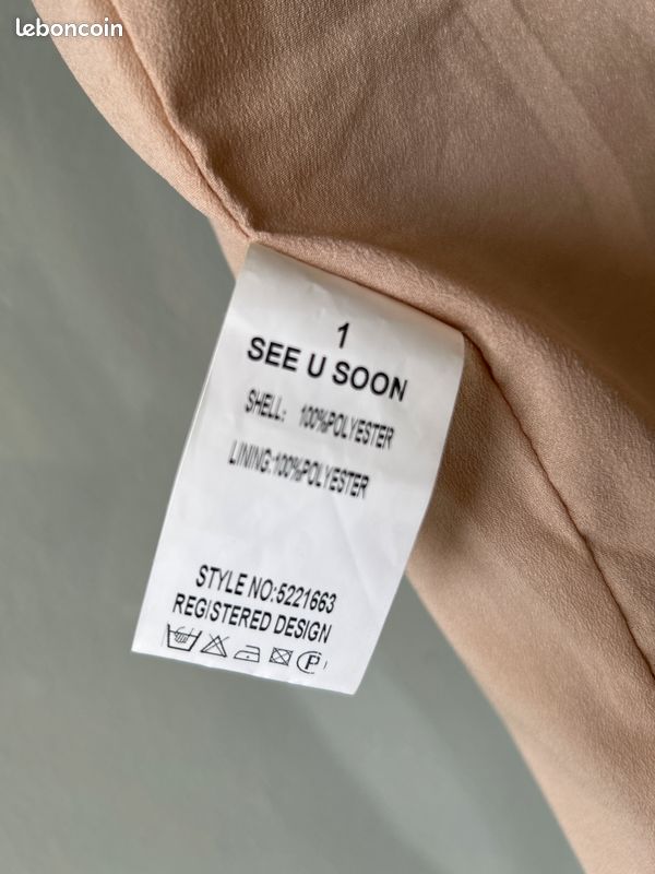 Robe de soirée see u soon taille 38 (image 4)