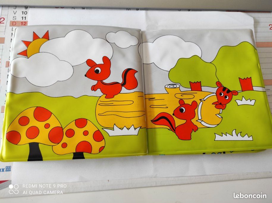 Livre de bain bébé animaux mixte caro07380 (image 4)
