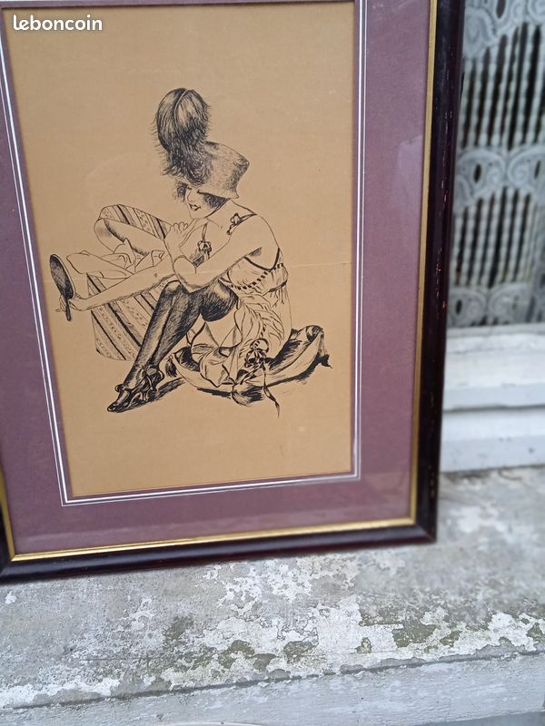 Elegante Lithographie Art Deco (image 6)