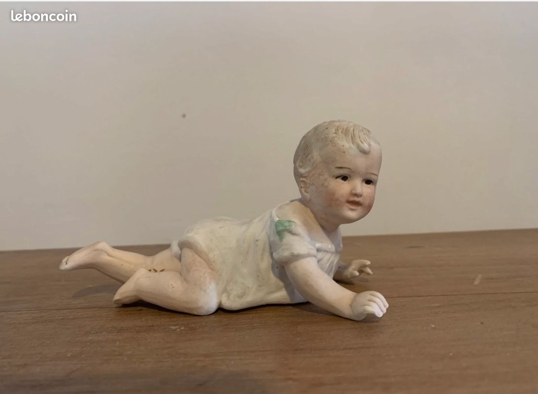 GRAND TÊTE DE Poupée en Porcelaine Heubach Köppelsdorf 342.10 Um 1920