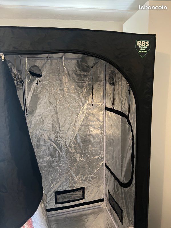 Chambre de culture / Grow tent BBS Black Box Silver 100 × 100 × 200 cm (image 1)
