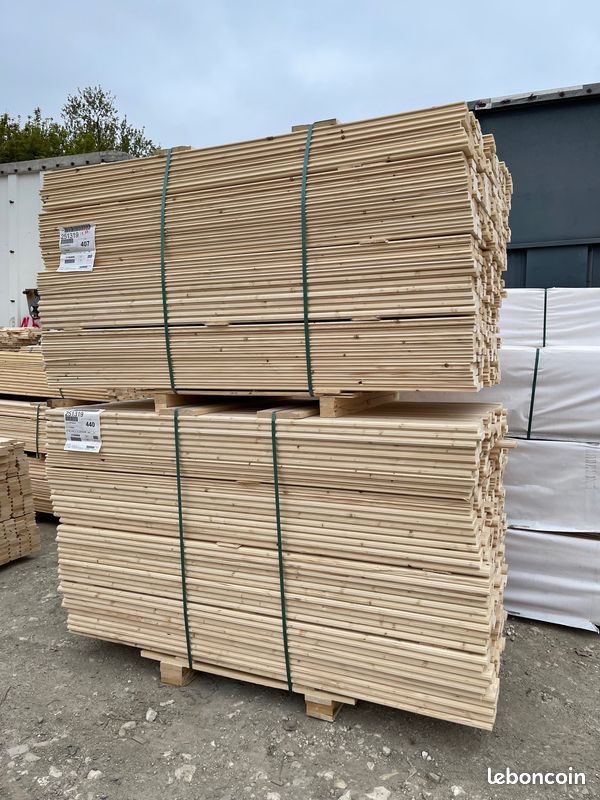 Lames à volet en SAPIN - GROS ARRIVAGE - Construire son volet aux bonnes dimensions voulues - Pour le stock, Appeler avant de venir (image 5)