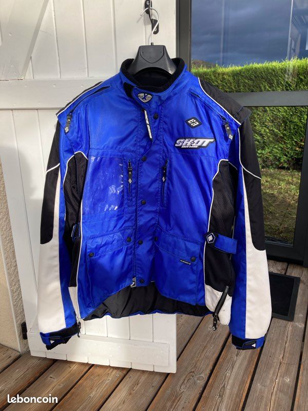Veste enduro SHOT Flexor bleue taille XL excellent état