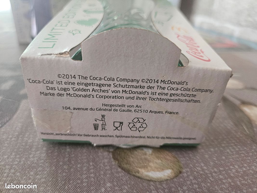 Verre Coca-Cola de McDonald's 2024 vert (image 5)