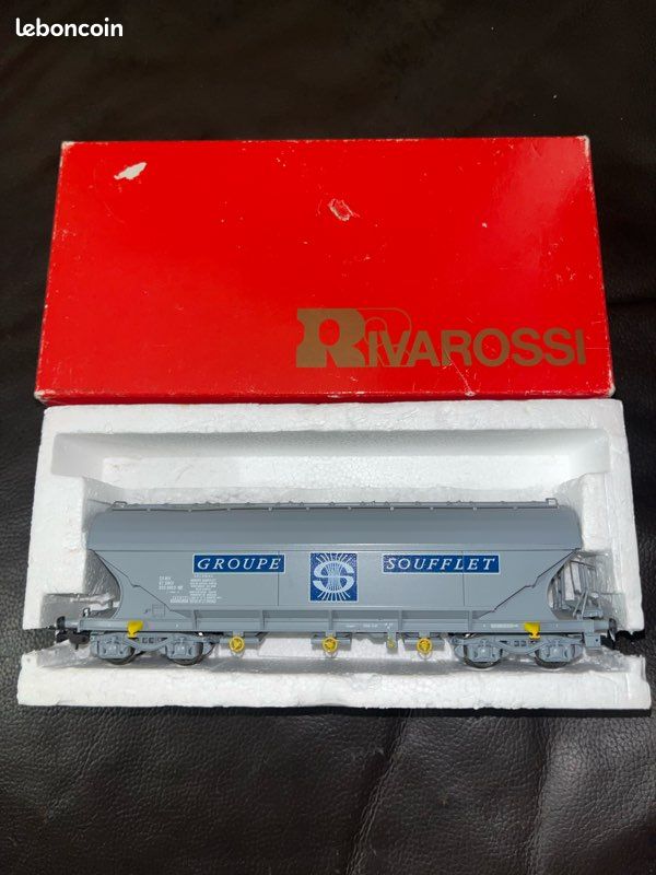 Lot RIVAROSSI De 3 Voitures SNCF 2ème Classe – Échelle N – Boîte D'origine - Occasion