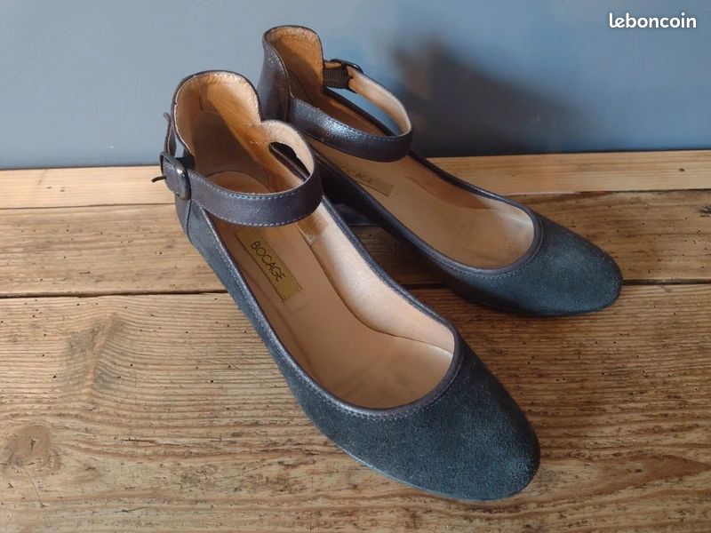 Chaussures femme 37 taupe Bocage (image 4)