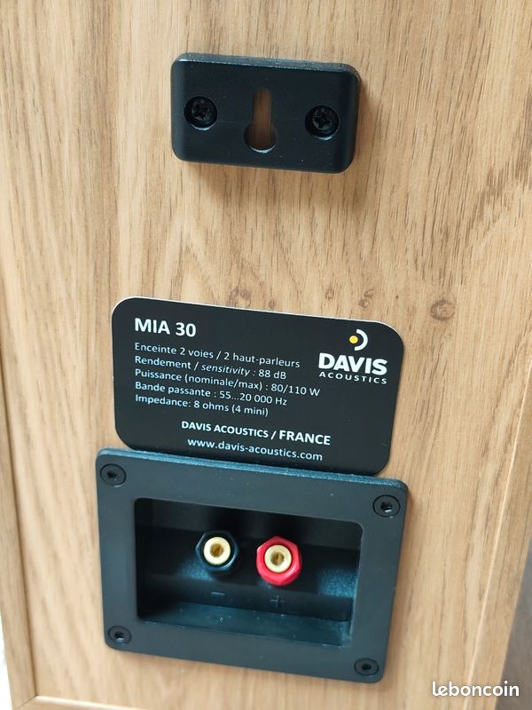 Enceintes audiophiles DAVIS MIA 30 (image 4)