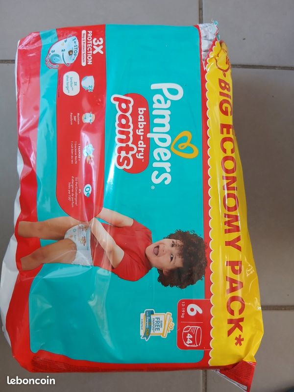 Couches Pampers pants 6 (image 2)