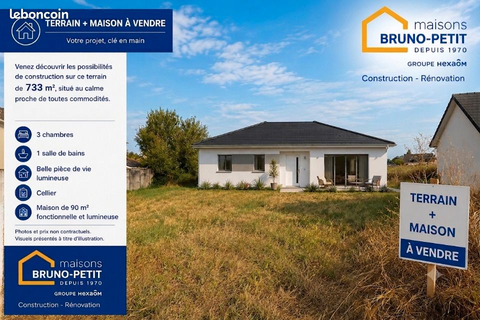 Maison 4 pièces 90 m² · à Bordes · 90 m² · 220 000 €