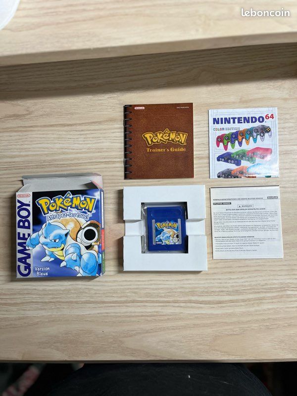 Pokémon Blue Version - Cartridge GameBoy | Jeux