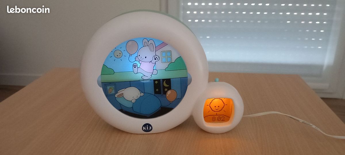 Veilleuse – Réveil pour enfant 3 en 1 Pabobo Kid Sleep « Moon » (image 7)