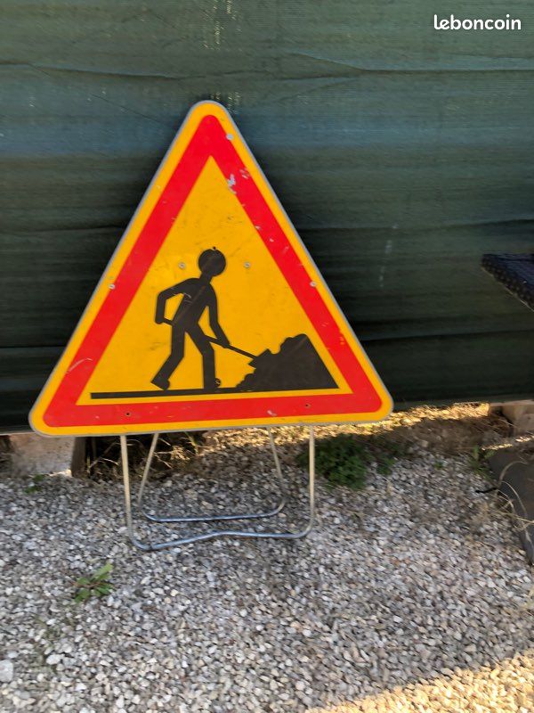 Panneaux chantiers travaux 120/70 NF (image 1)